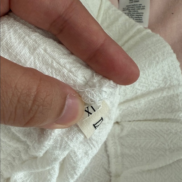 IXIMO Linen Blend Barrel Pant - Ivory (XL) - Picture 4 of 5